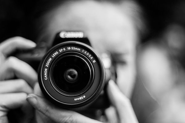 Photographe réfléchi